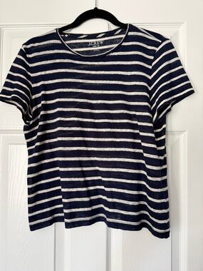 J Crew Linen Knit T-Shirt